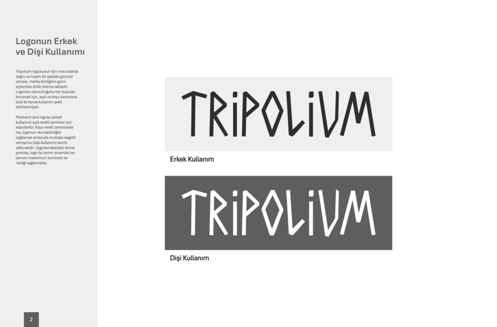 Tripolium · Açık ve koyu zeminde