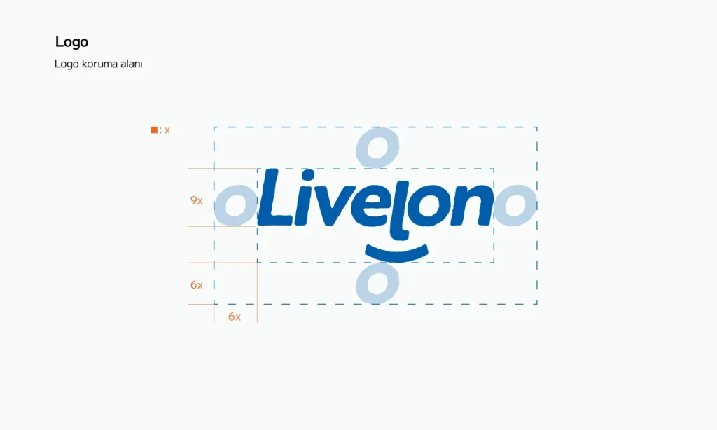 Livelon · Logo koruma alanı